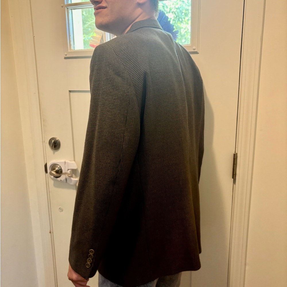 Daniel Cremieux Brown Houndstooth Sport Coat